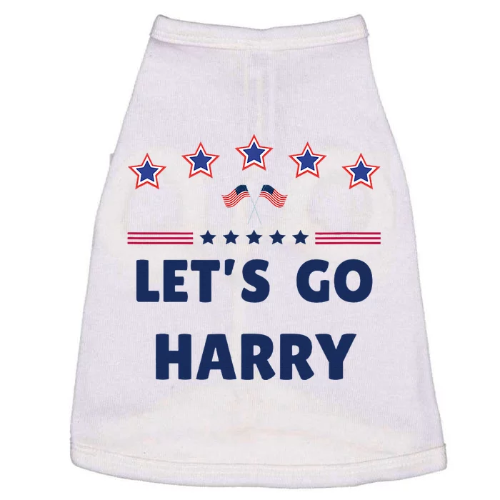 LetS Go Harry YouRe Voting Trump Today Funny 2024 Quote Doggie Tank