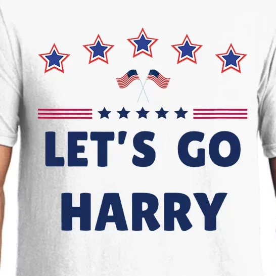 LetS Go Harry YouRe Voting Trump Today Pajama Set