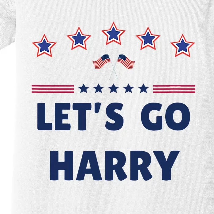 LetS Go Harry YouRe Voting Trump Today Baby Bodysuit