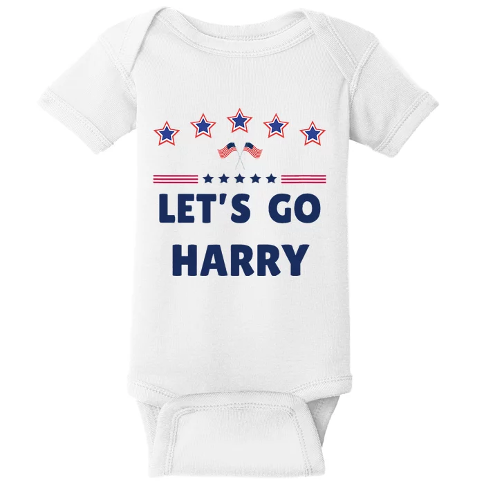 LetS Go Harry YouRe Voting Trump Today Baby Bodysuit