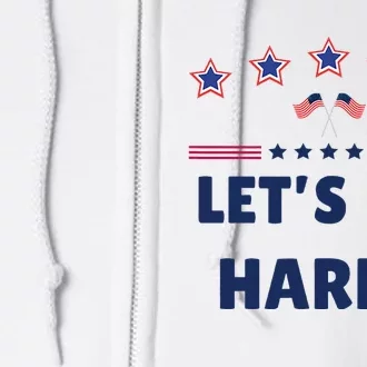 LetS Go Harry YouRe Voting Trump Today Full Zip Hoodie