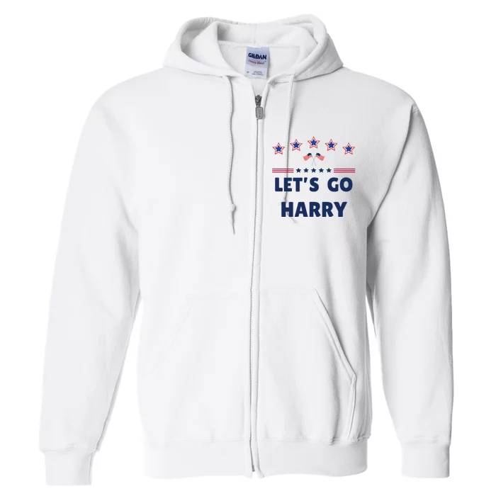 LetS Go Harry YouRe Voting Trump Today Full Zip Hoodie