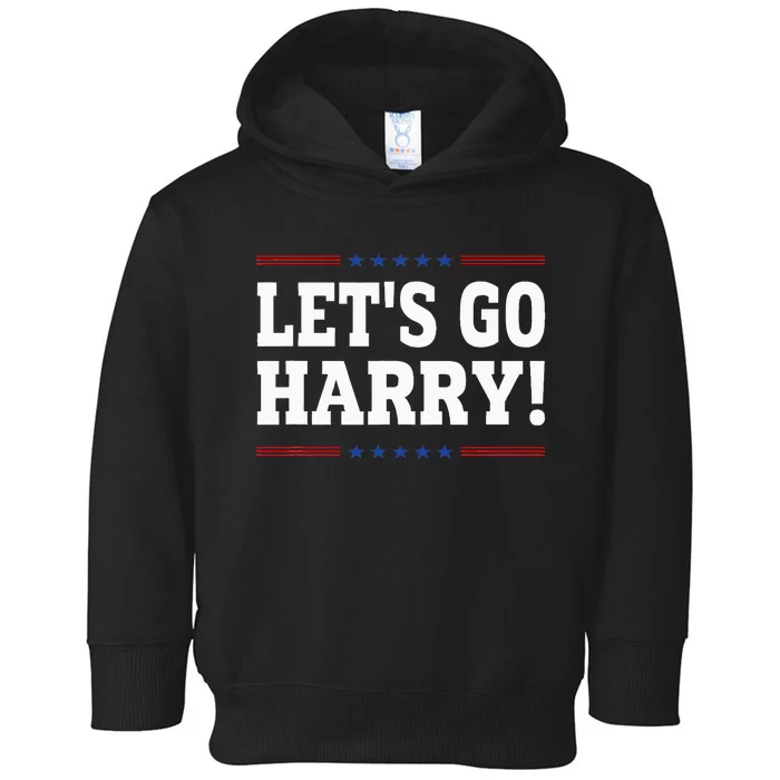 LetS Go Harry YouRe Voting Trump Today Toddler Hoodie