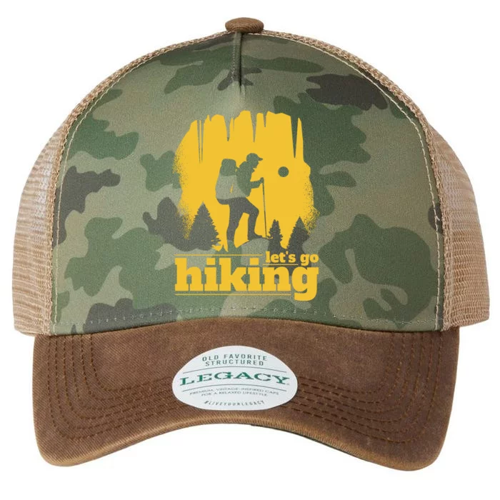 Let's Go Hiking Legacy Tie Dye Trucker Hat