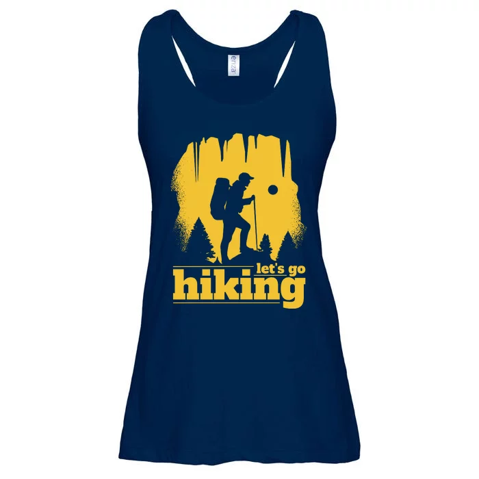 Let's Go Hiking Ladies Essential Flowy Tank