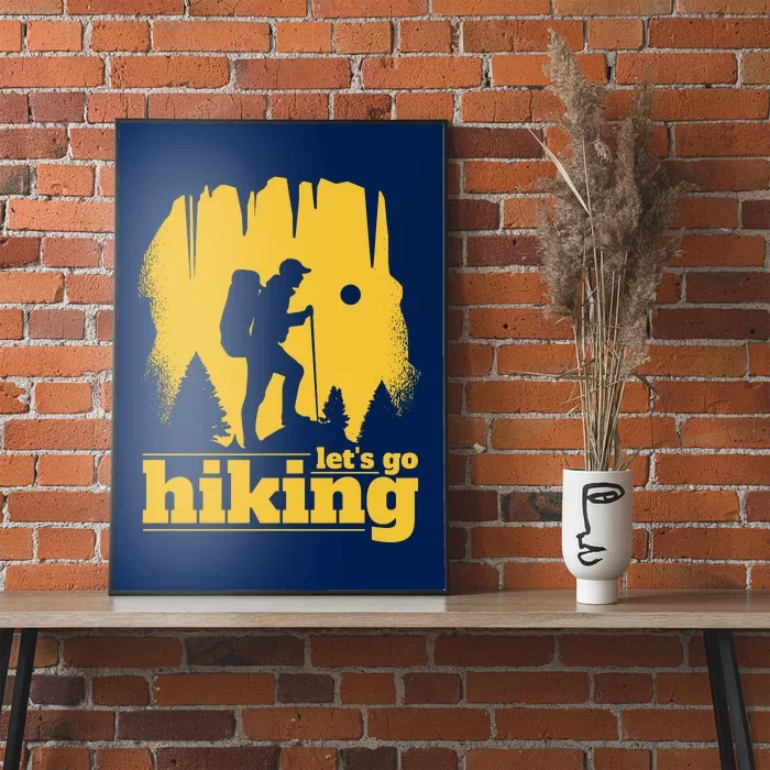 Let's Go Hiking Poster