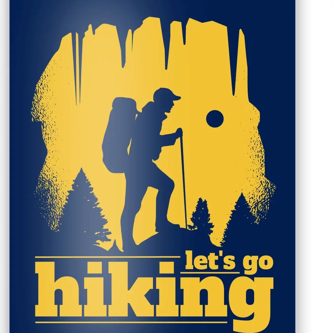 Let's Go Hiking Poster