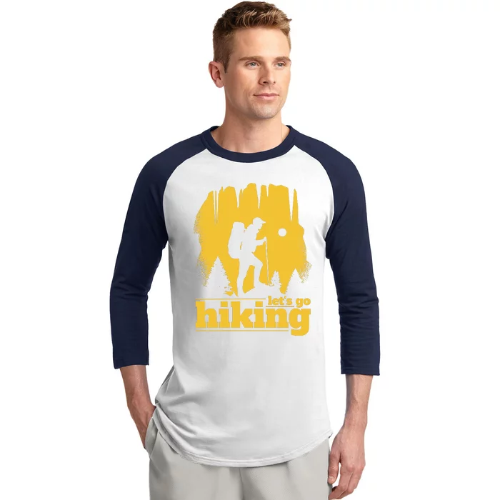 Let's Go Hiking Baseball Sleeve Shirt