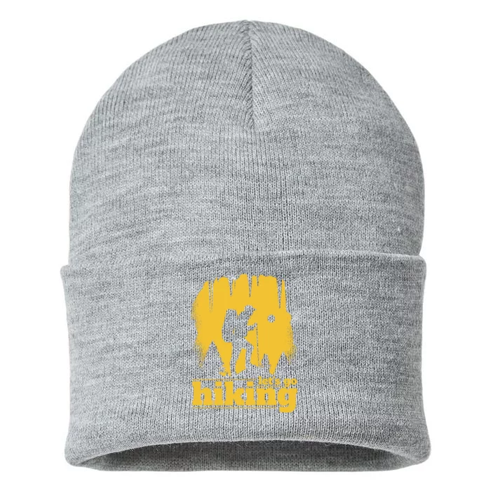 Let's Go Hiking Sustainable Knit Beanie