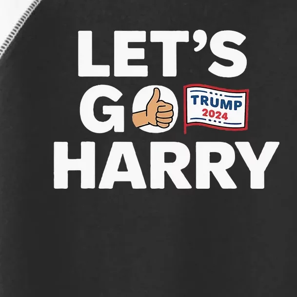 LetS Go Harry Vote For Trump 2024 Toddler Fine Jersey T-Shirt