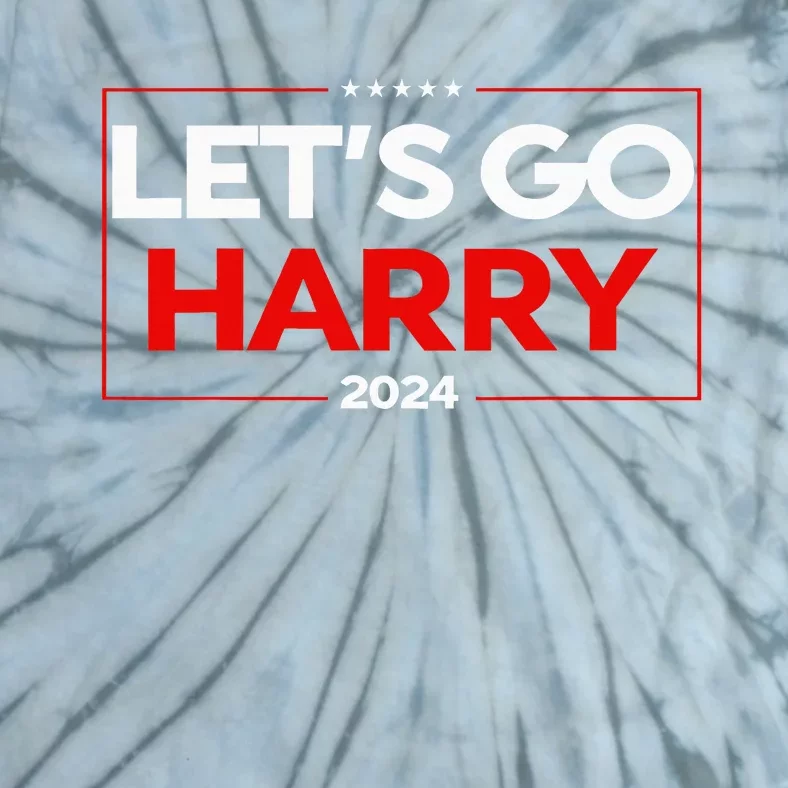 LetS Go Harry YouRe Voting Trump Today Us Flag Tie-Dye T-Shirt