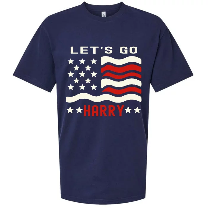 LetS Go Harry YouRe Voting Trump Today Us Flag Sueded Cloud Jersey T-Shirt