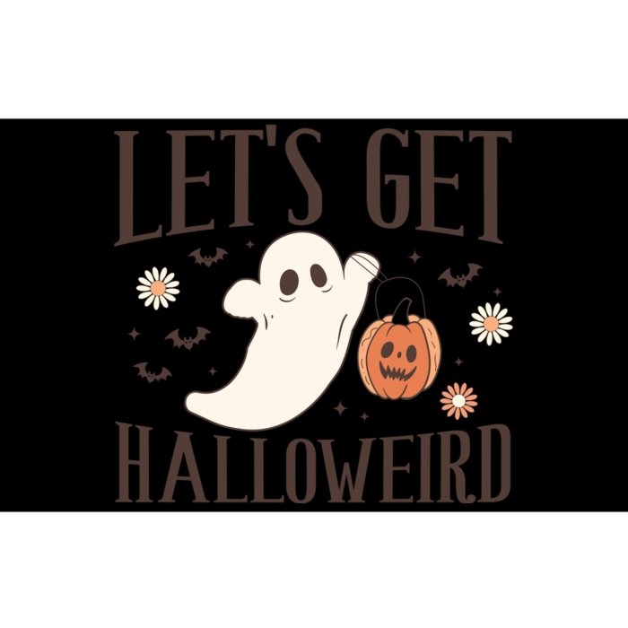 Lets Get Halloween Ghost Spooky Vibes Gift Bumper Sticker