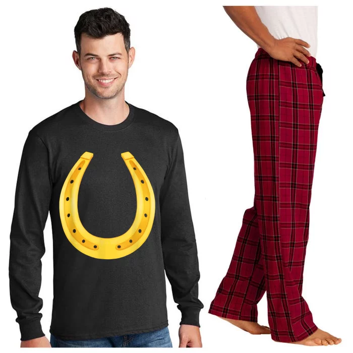 Lucky Golden Horseshoe TShirt Long Sleeve Pajama Set