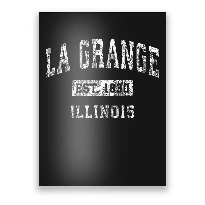 La Grange Illinois Il Vintage Established Sports Poster