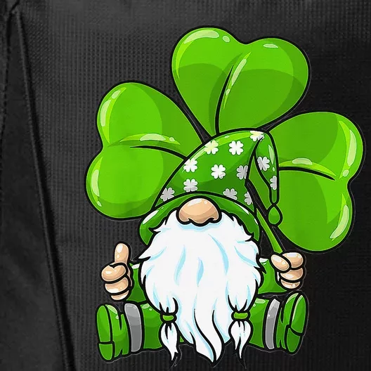 LOVE Gnomes Irish Shamrock St Patrick's Day City Backpack