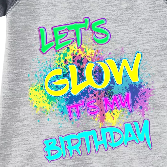 Lets Glow Its My Birthday Glow Party 80s Costume Party Infant Baby Jersey Bodysuit