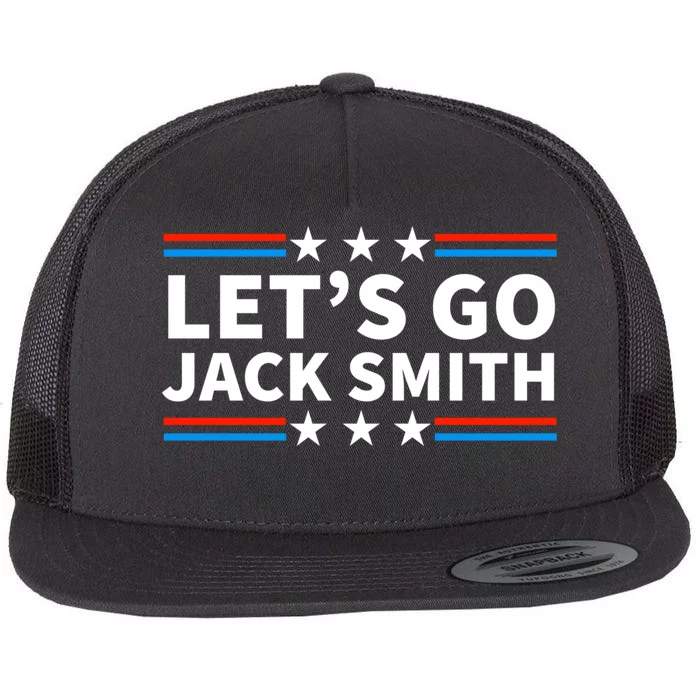 Lets Go Jack Smith For President Fun Summer USA Flat Bill Trucker Hat