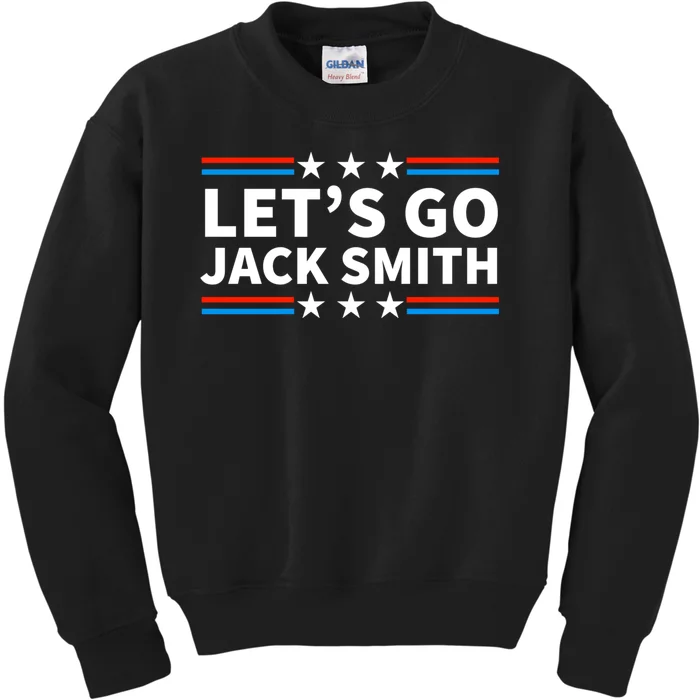 Lets Go Jack Smith For President Fun Summer USA Kids Sweatshirt