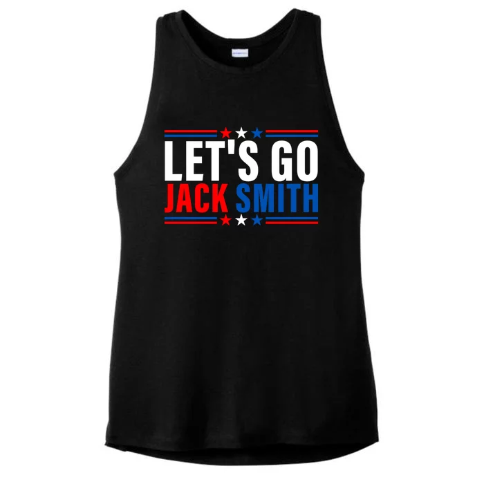 LETS GO JACK SMITH Jack Smith Ladies Tri-Blend Wicking Tank