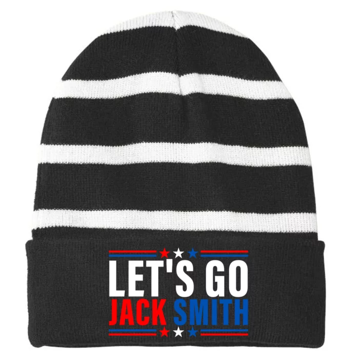 LETS GO JACK SMITH Jack Smith Striped Beanie with Solid Band