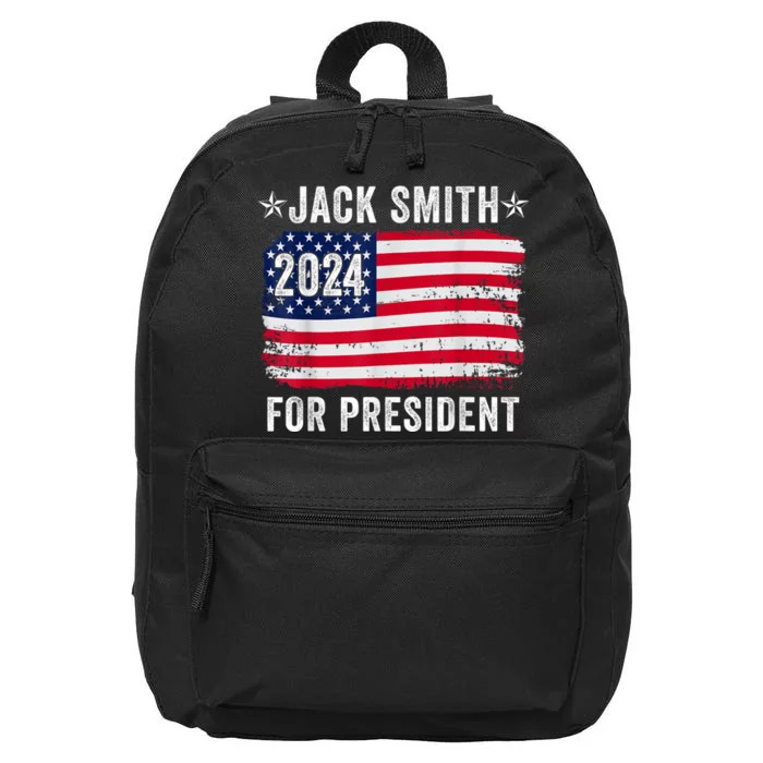 Lets Go Jack Smith For President 16 in Basic Backpack