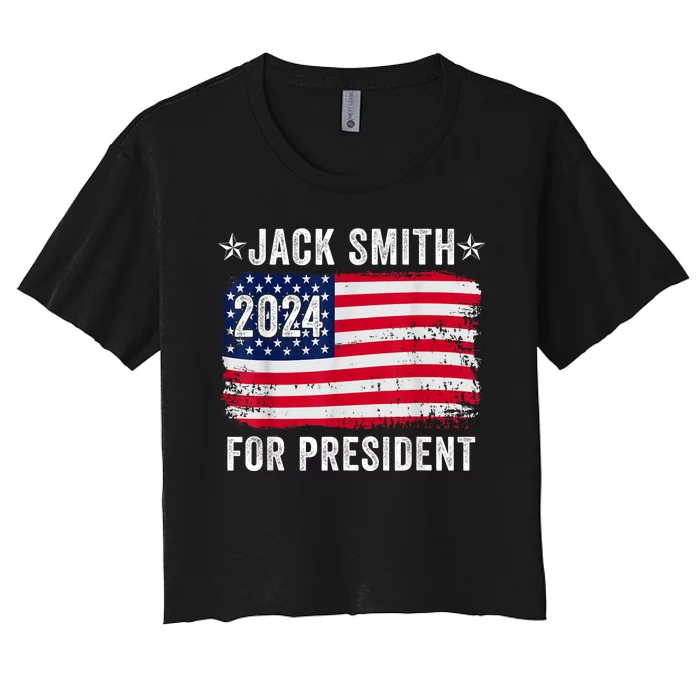 Lets Go Jack Smith For President Women's Crop Top Tee