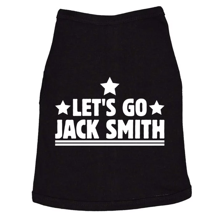 Lets Go Jack Smith For President Fun Summer USA Doggie Tank