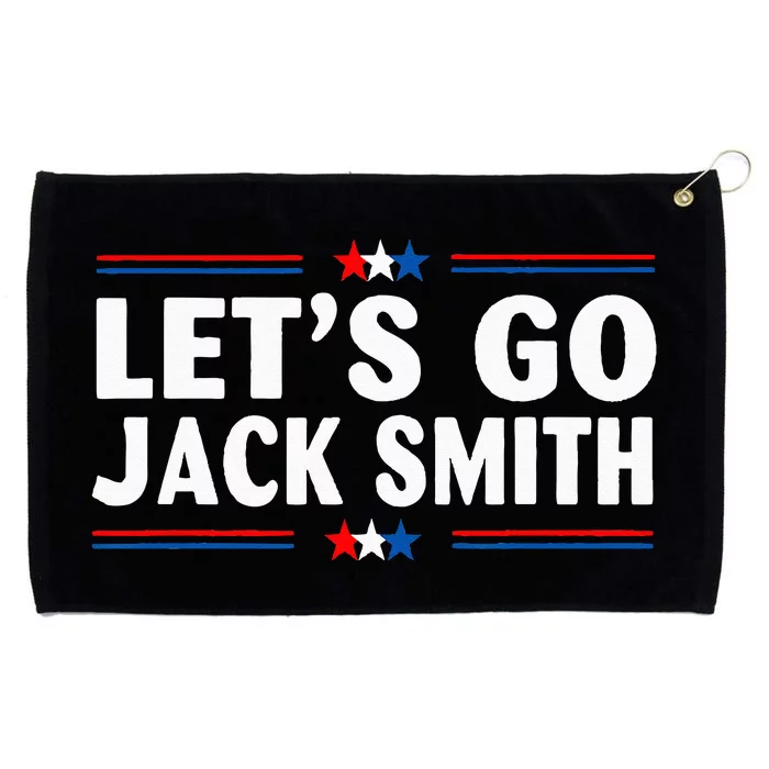 LET'S GO JACK SMITH Grommeted Golf Towel