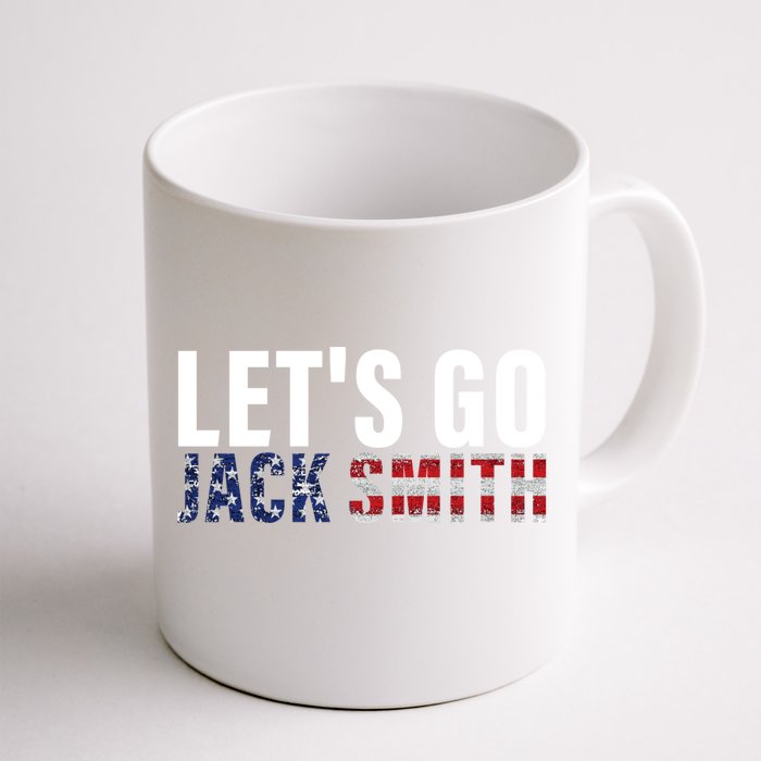 Lets Go Jack Smith For President USA Flag Front & Back Coffee Mug