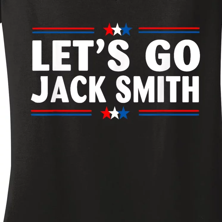 LETS GO JACK SMITH Jack Smith Women's V-Neck T-Shirt