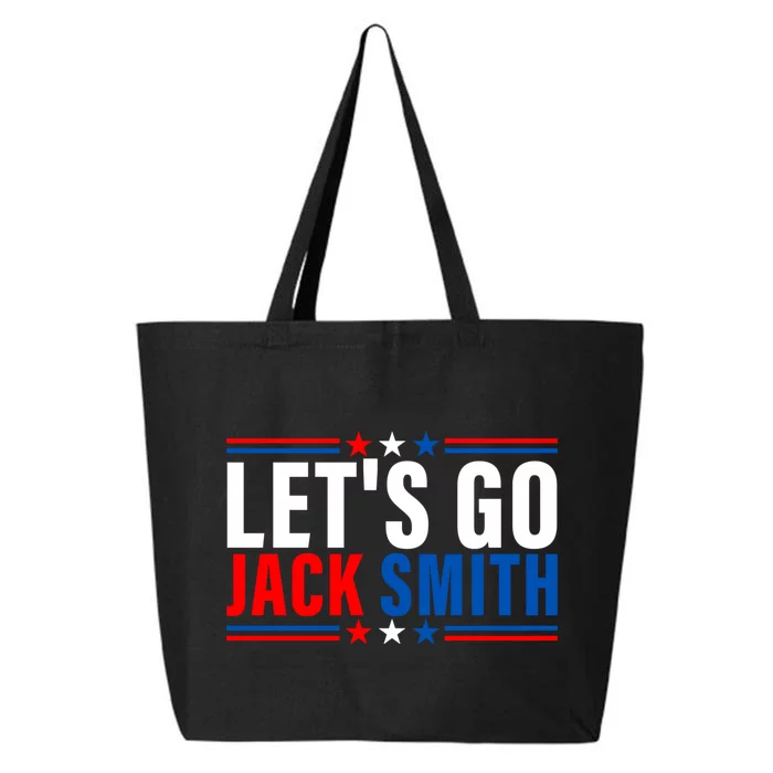 Lets Go Jack Smith For President USA Flag 25L Jumbo Tote