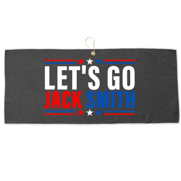 Lets Go Jack Smith For President USA Flag Large Microfiber Waffle Golf Towel