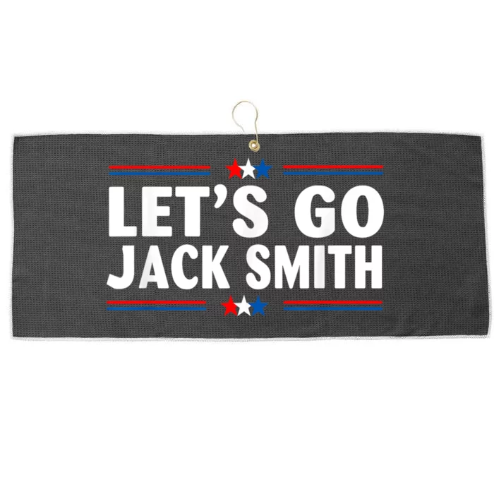 Lets Go Jack Smith For President USA Flag Large Microfiber Waffle Golf Towel