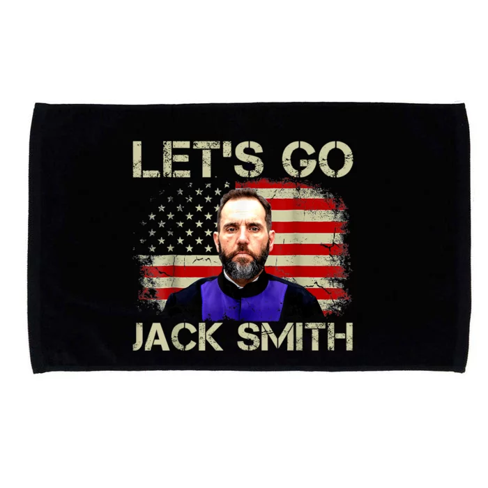 LETS GO JACK SMITH American Flag Design Microfiber Hand Towel