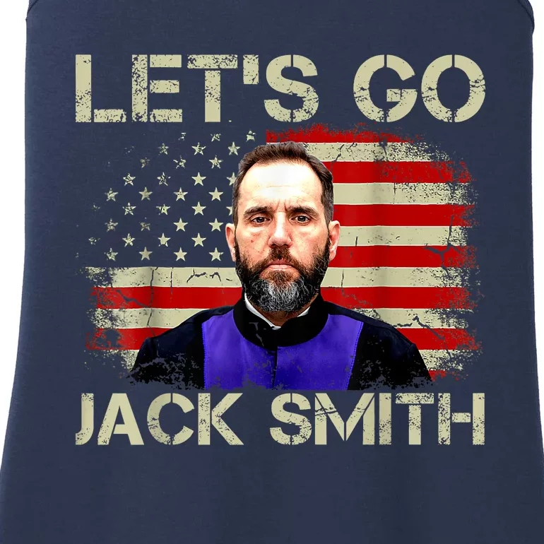 LETS GO JACK SMITH American Flag Design Ladies Essential Tank