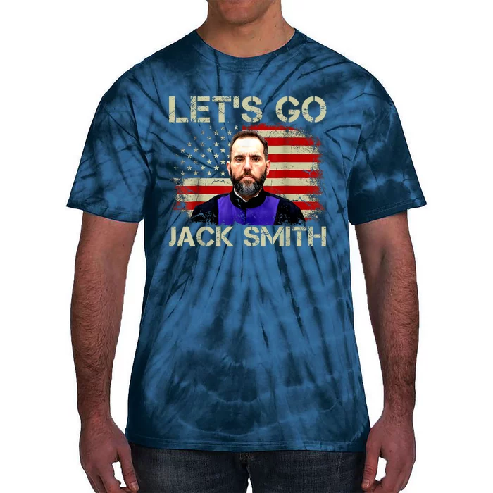 LETS GO JACK SMITH American Flag Design Tie-Dye T-Shirt