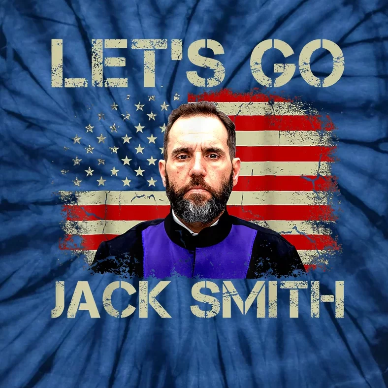 LETS GO JACK SMITH American Flag Design Tie-Dye T-Shirt