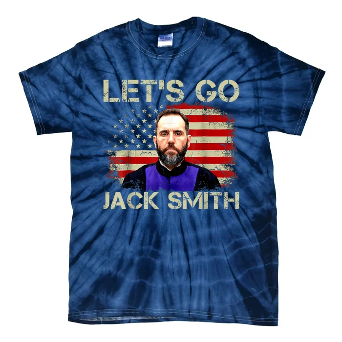 LETS GO JACK SMITH American Flag Design Tie-Dye T-Shirt