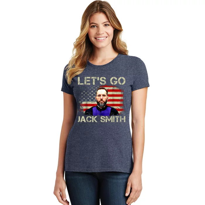 LETS GO JACK SMITH American Flag Design Women's T-Shirt