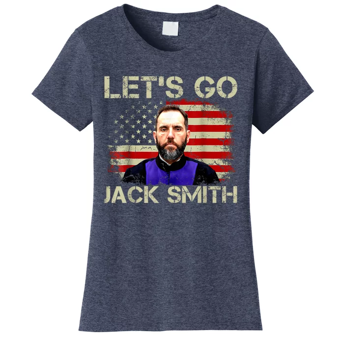 LETS GO JACK SMITH American Flag Design Women's T-Shirt