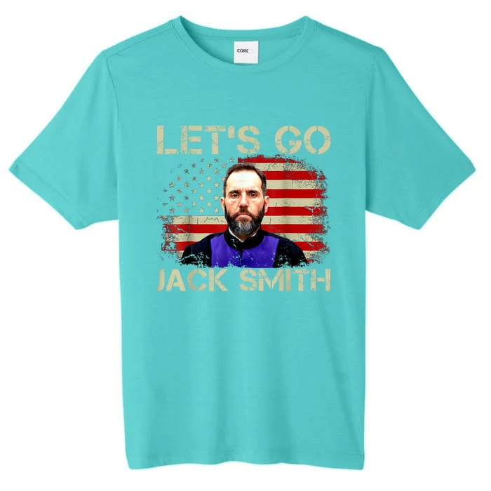 LETS GO JACK SMITH American Flag Design ChromaSoft Performance T-Shirt