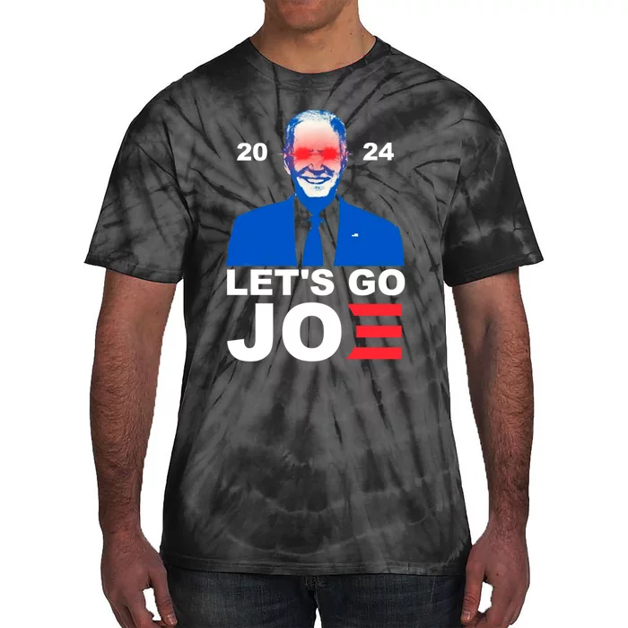 Let's Go Joe 2024 Biden Harris Re Election Tie-Dye T-Shirt