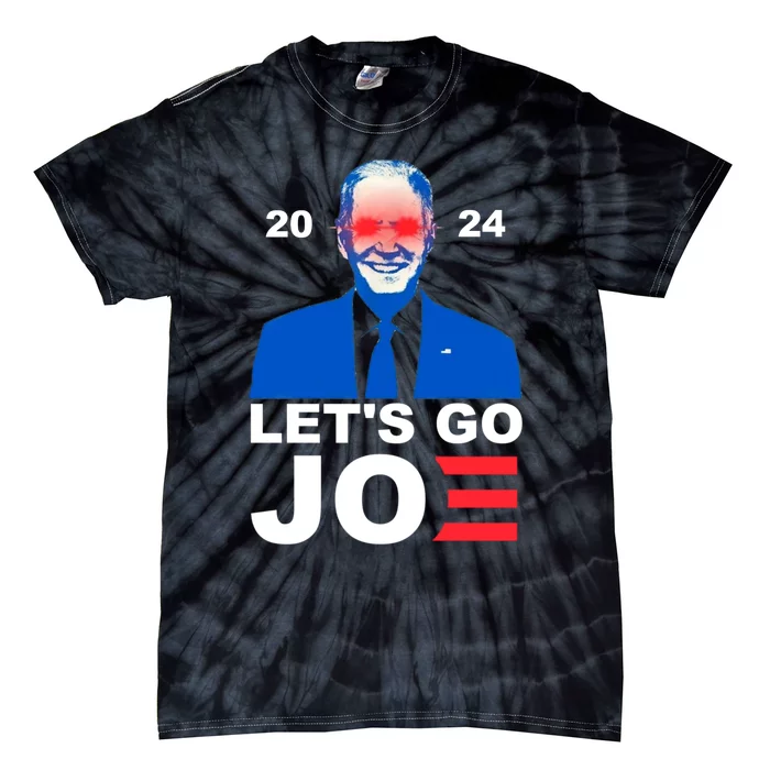 Let's Go Joe 2024 Biden Harris Re Election Tie-Dye T-Shirt