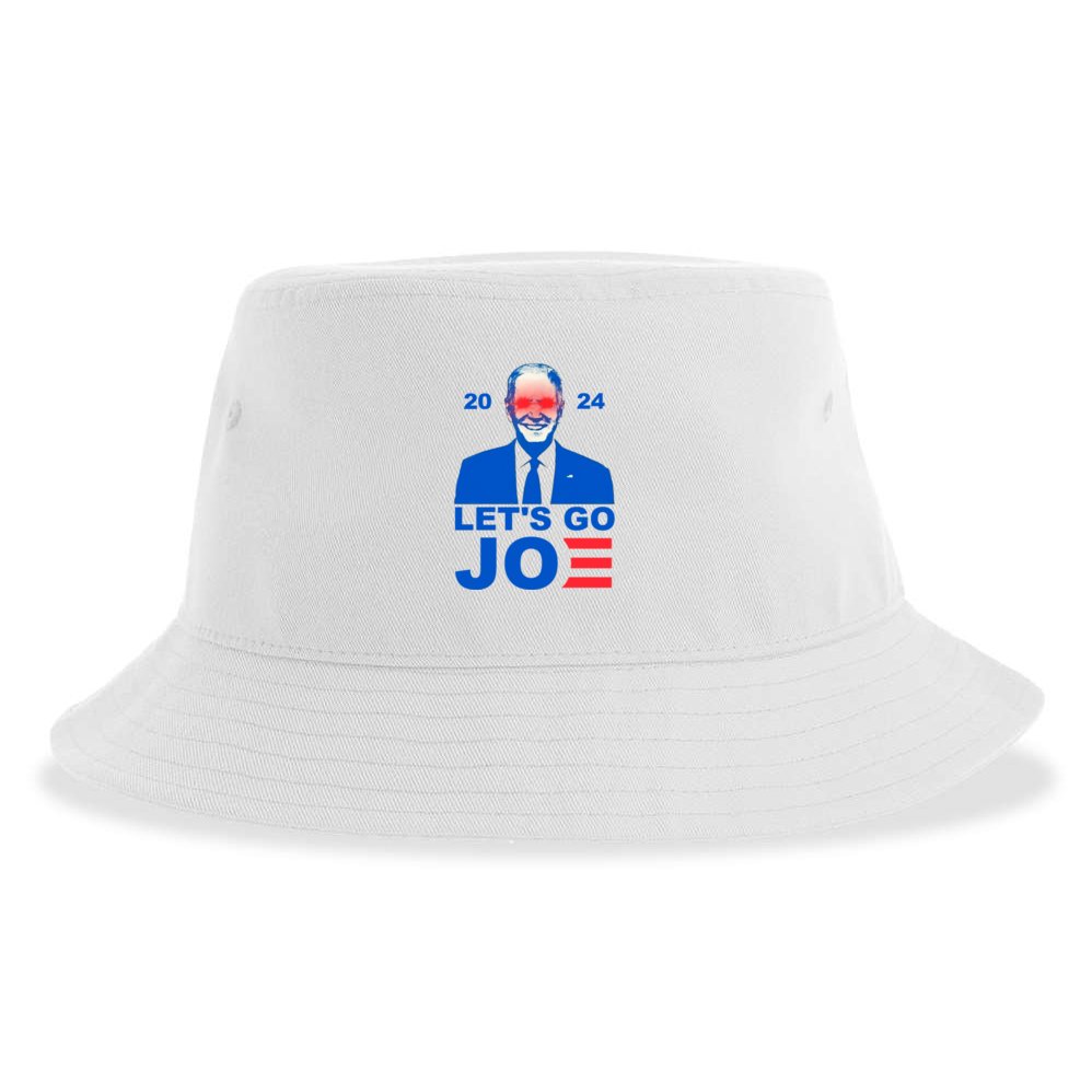 Let's Go Joe 2024 Biden Harris Re Election Sustainable Bucket Hat