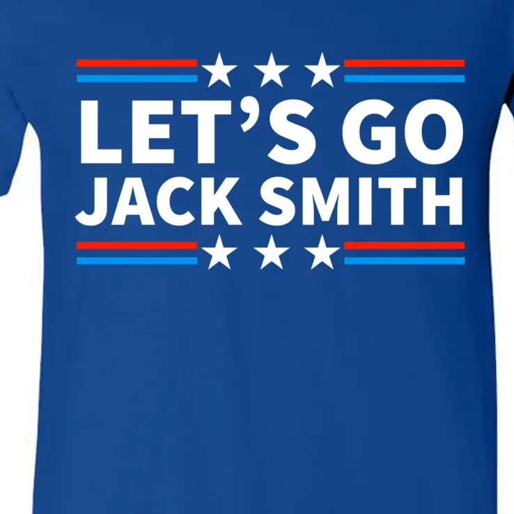 Lets Go Jack Smith V-Neck T-Shirt