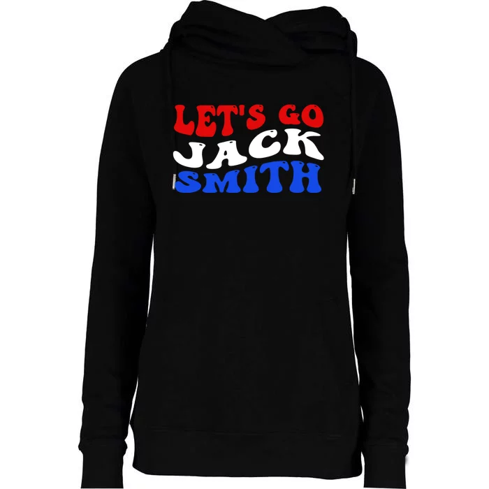 Lets Go Jack Smith Womens Funnel Neck Pullover Hood