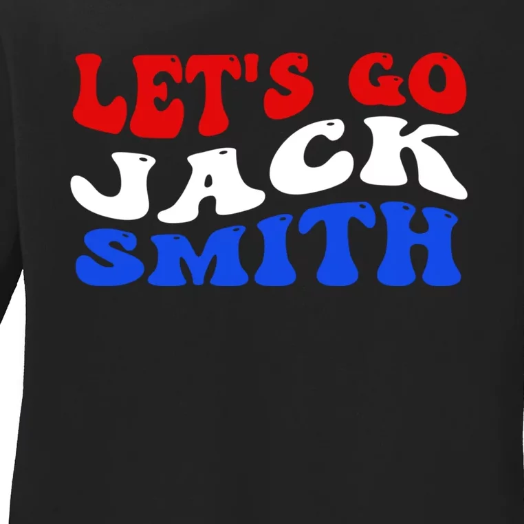 Lets Go Jack Smith Ladies Long Sleeve Shirt