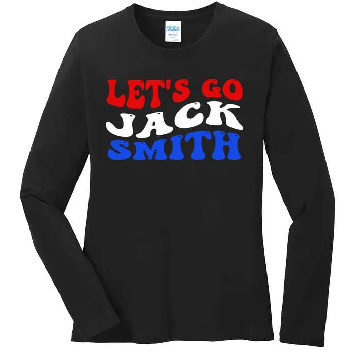 Lets Go Jack Smith Ladies Long Sleeve Shirt