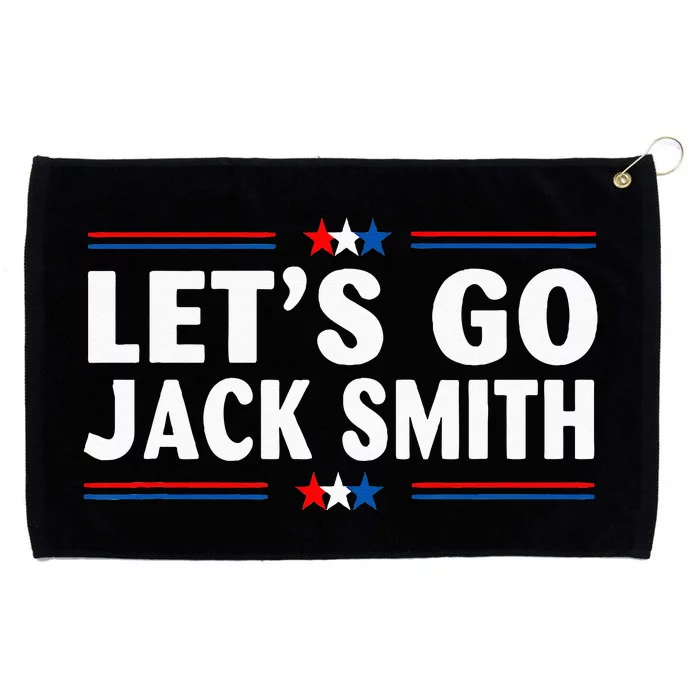 LETS GO JACK SMITH Grommeted Golf Towel